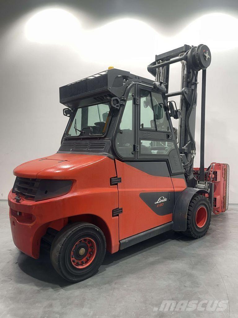 Linde E80-01/900-1279 Elektriniai šakiniai krautuvai