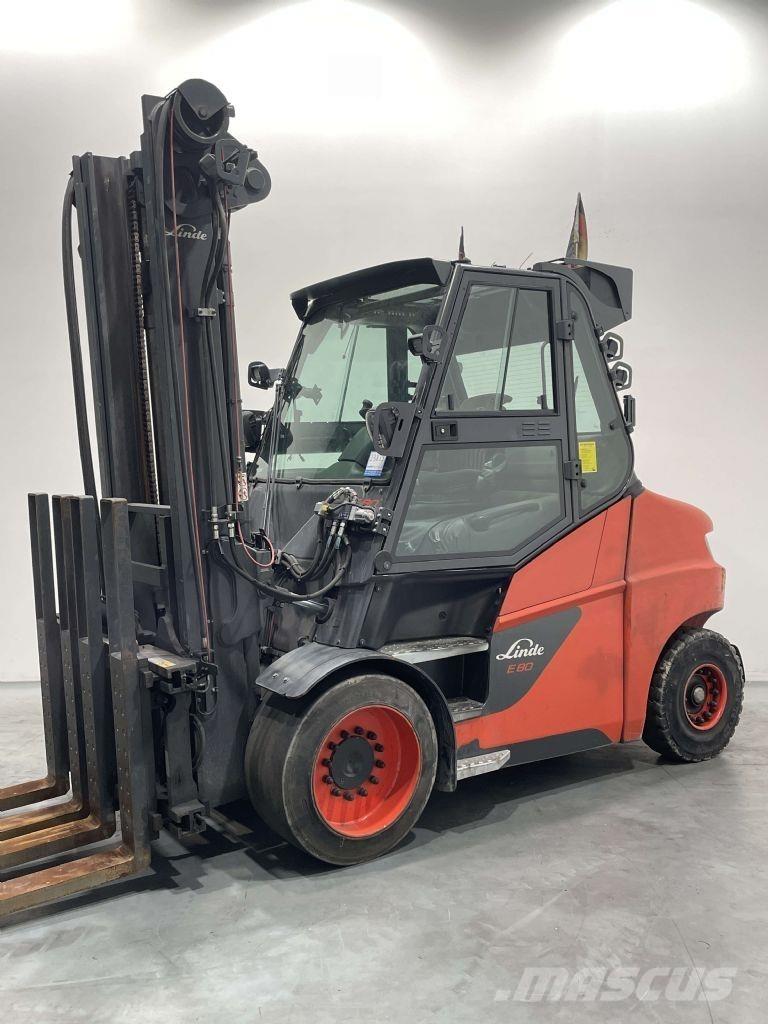 Linde E80-01/900-1279 Elektriniai šakiniai krautuvai