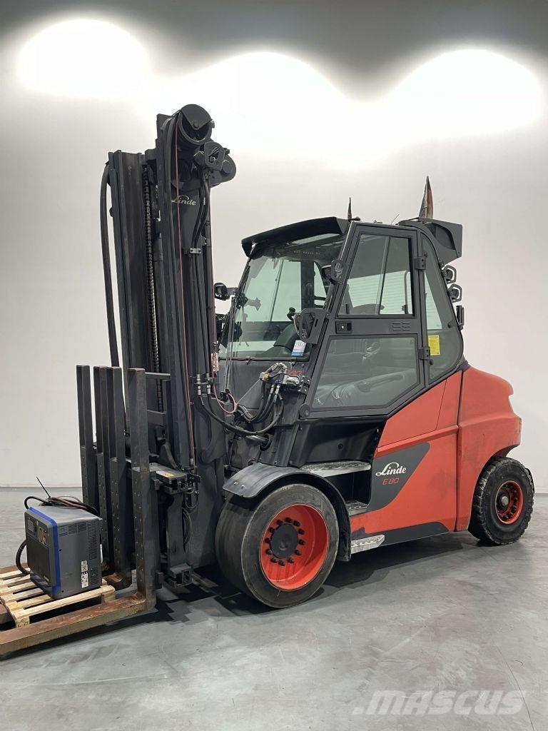Linde E80-01/900-1279 Elektriniai šakiniai krautuvai