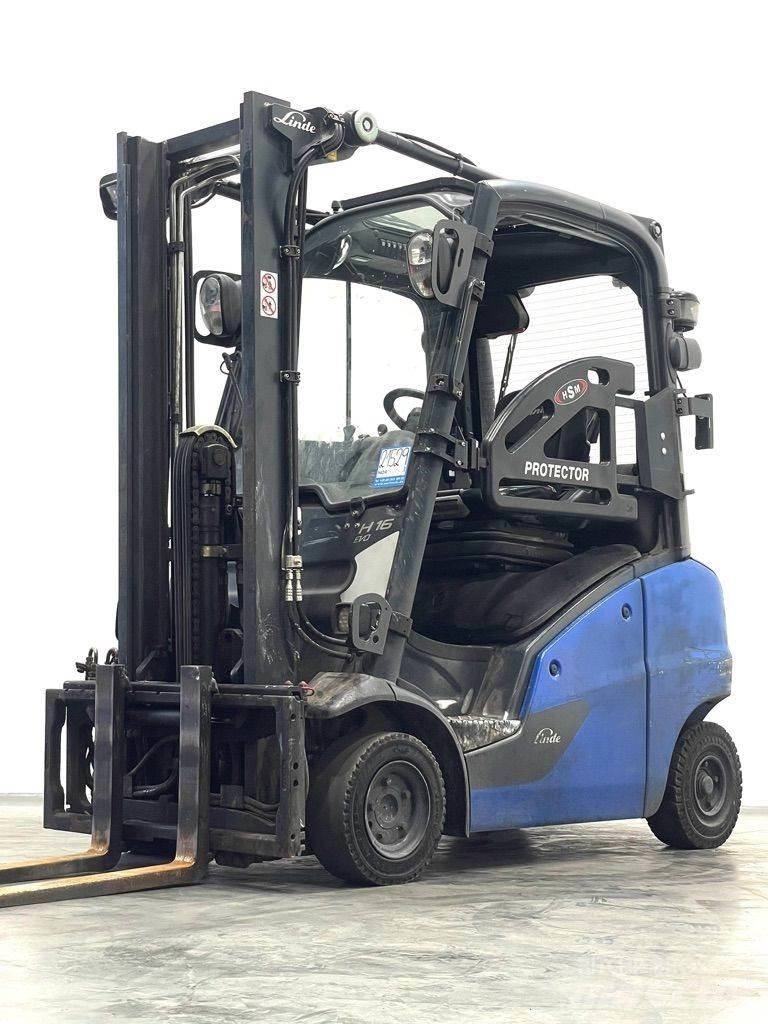 Linde H16T-391-EVO LPG (dujiniai) krautuvai