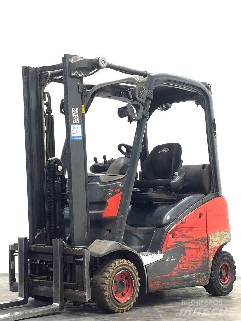 Linde H16T-391-EVO LPG (dujiniai) krautuvai