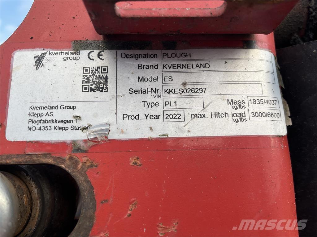 Kverneland ES 5-skärig Kita kultivavimo technika ir priedai