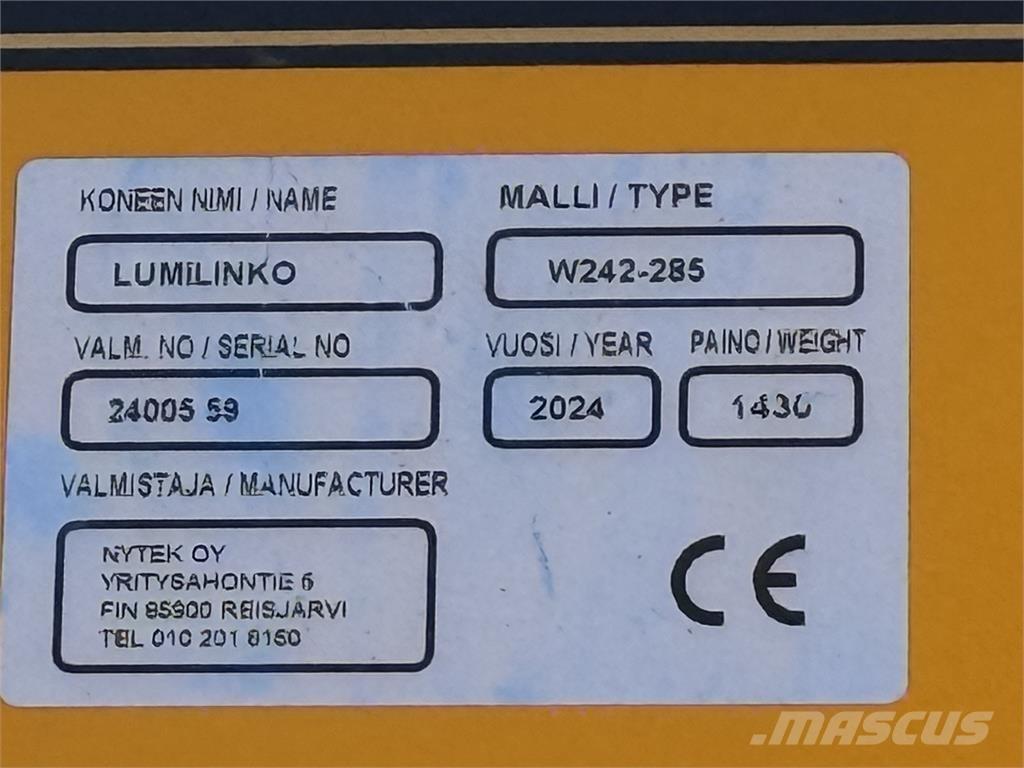  W285 Snöslunga Kita kelių ir sniego technika