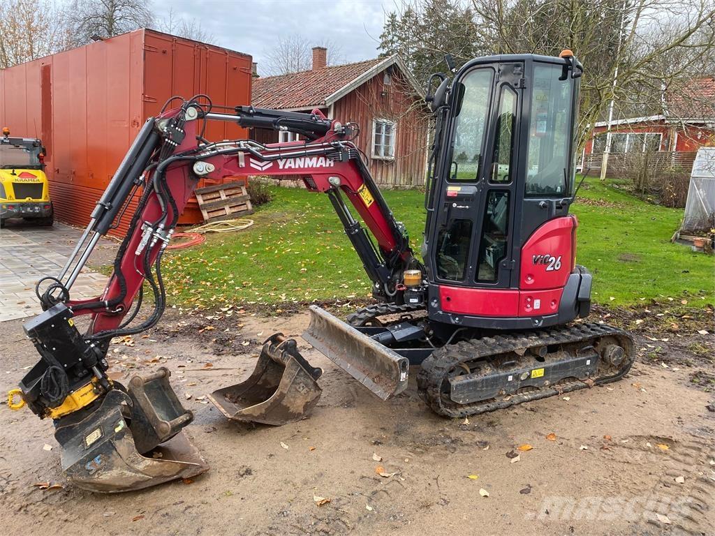 Yanmar VIO26 GRÄVARE Naudoti ratiniai krautuvai