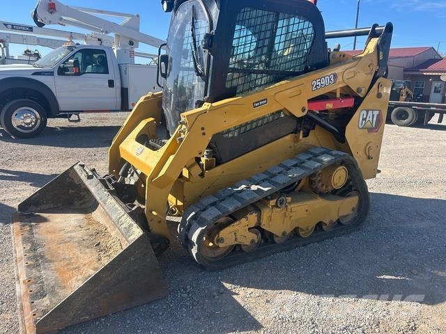CAT 259D3 Krautuvai su šoniniu pasukimu
