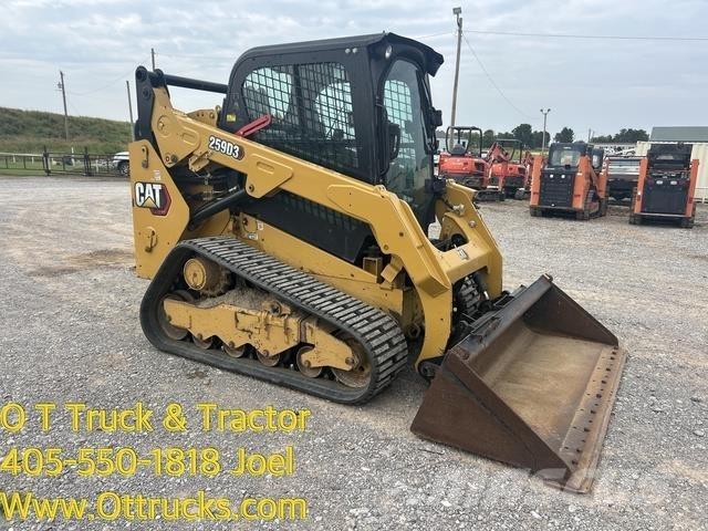 CAT 259D3 Krautuvai su šoniniu pasukimu