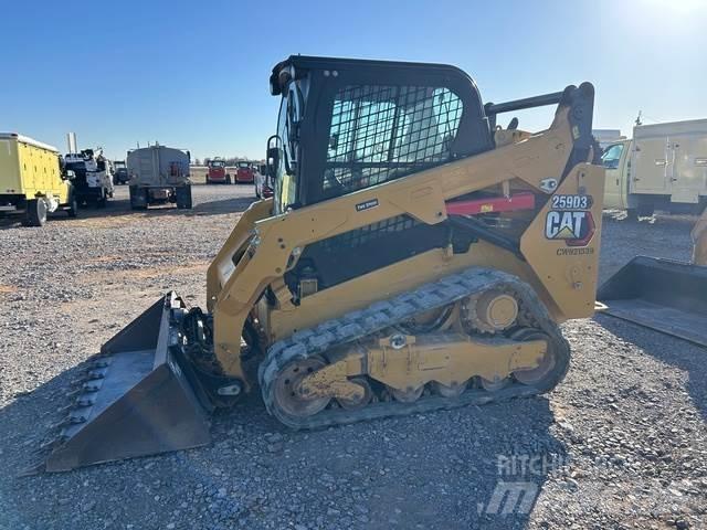 CAT 259D3 Krautuvai su šoniniu pasukimu