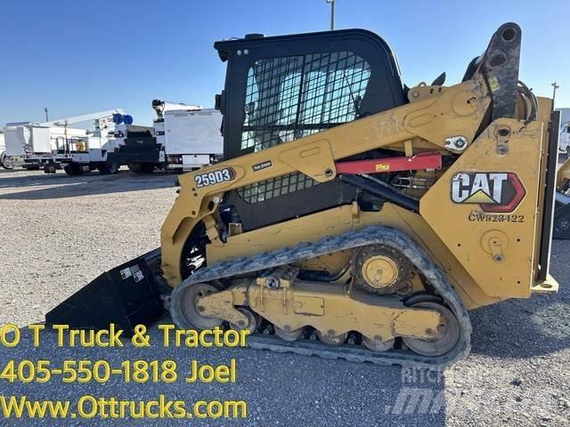 CAT 259D3 Krautuvai su šoniniu pasukimu