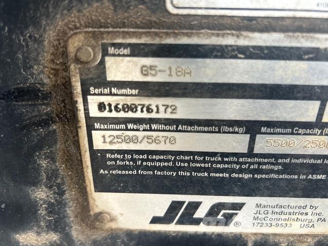 JLG G5-18 A Teleskopiniai krautuvai