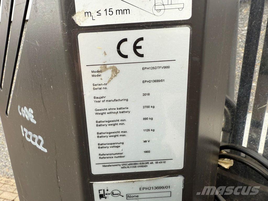 Atlet EPH125DTFVI900 Didelių aukščių keltuvai-krautuvai