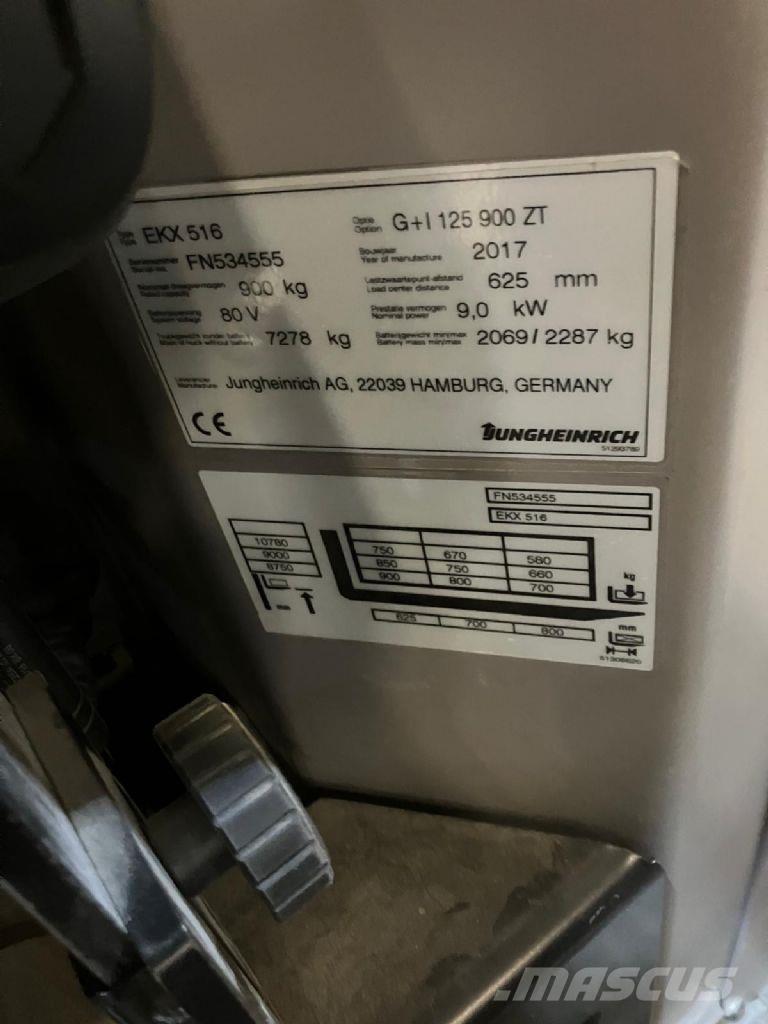 Jungheinrich EKX 516 Didelių aukščių keltuvai-krautuvai