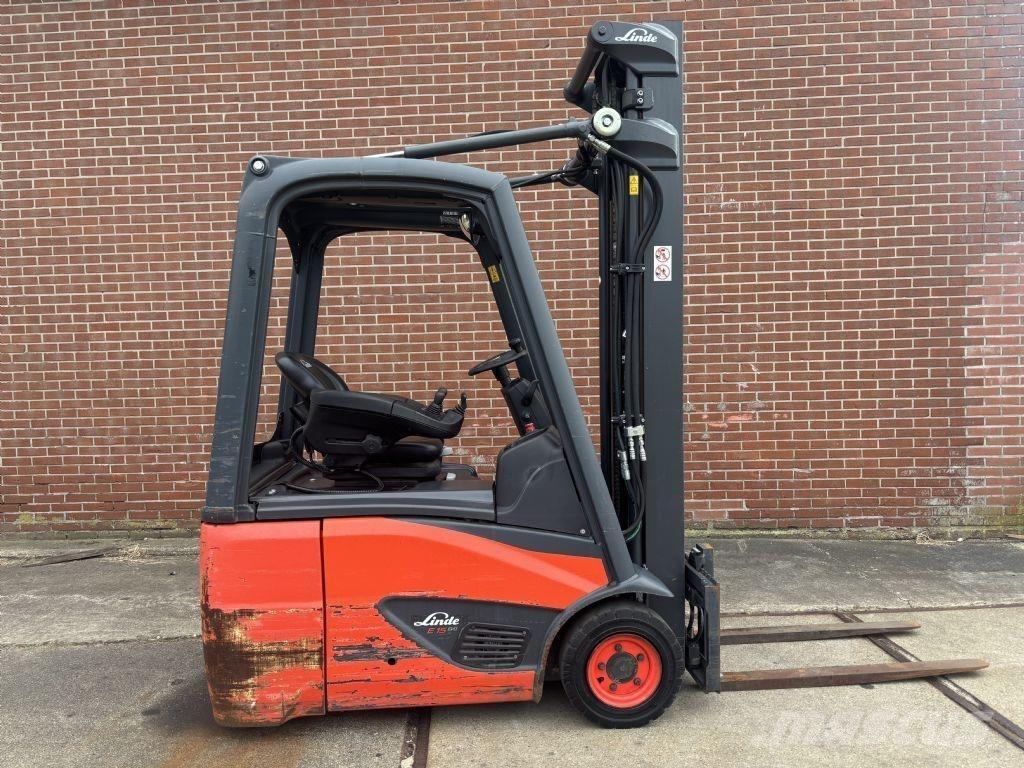 Linde E15-02 Elektriniai šakiniai krautuvai