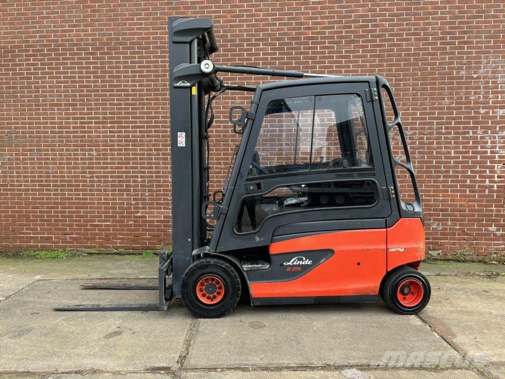 Linde E25L-01 Elektriniai šakiniai krautuvai