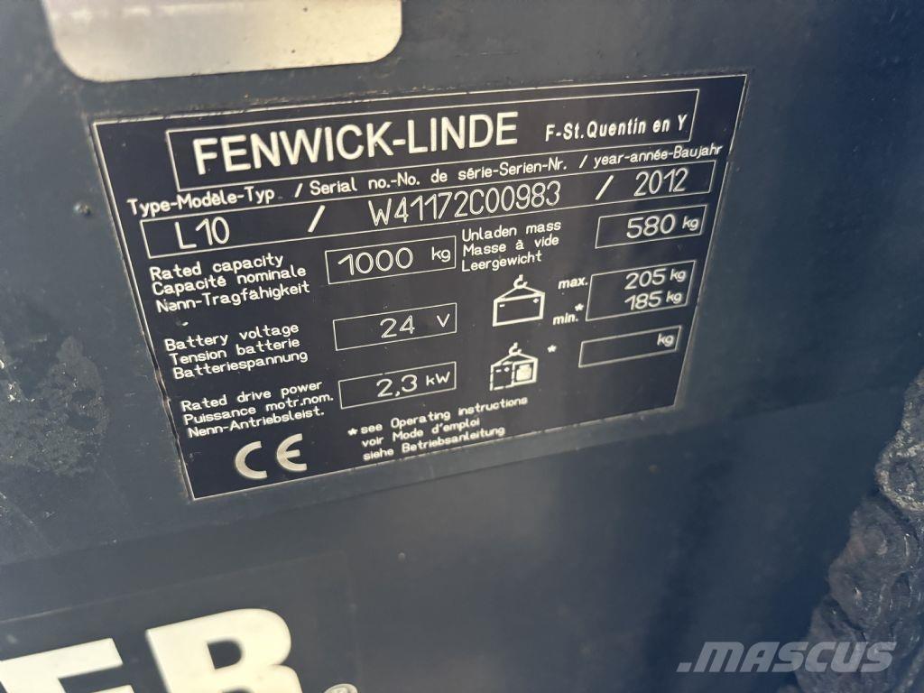 Linde L10 Rankiniai vėžimėliai
