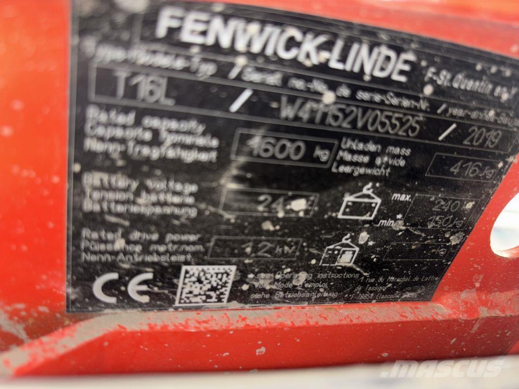 Linde T16L Mažų aukščių keltuvai