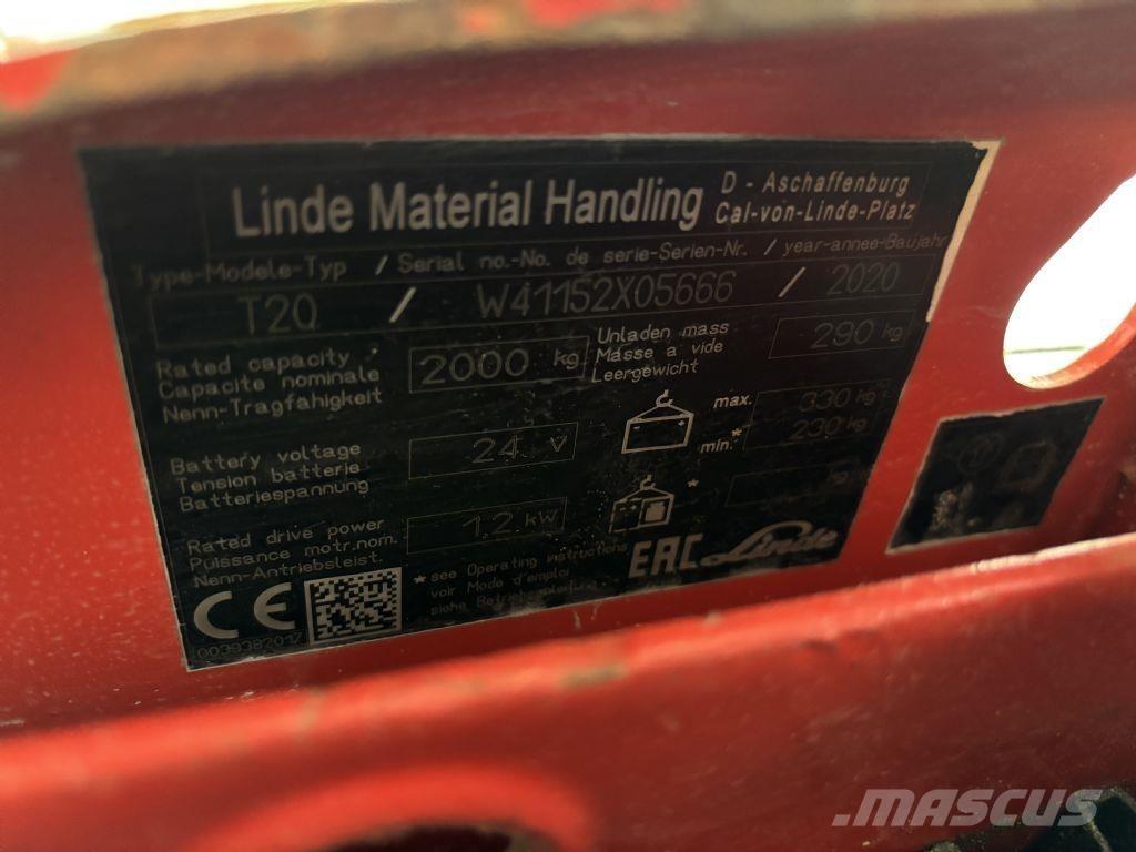 Linde T20 Mažų aukščių keltuvai