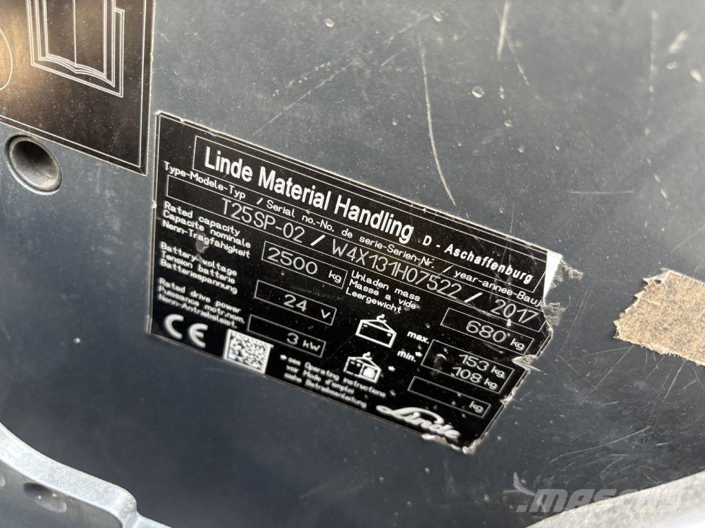 Linde T25SP-02 Savaeigiai rietuvai