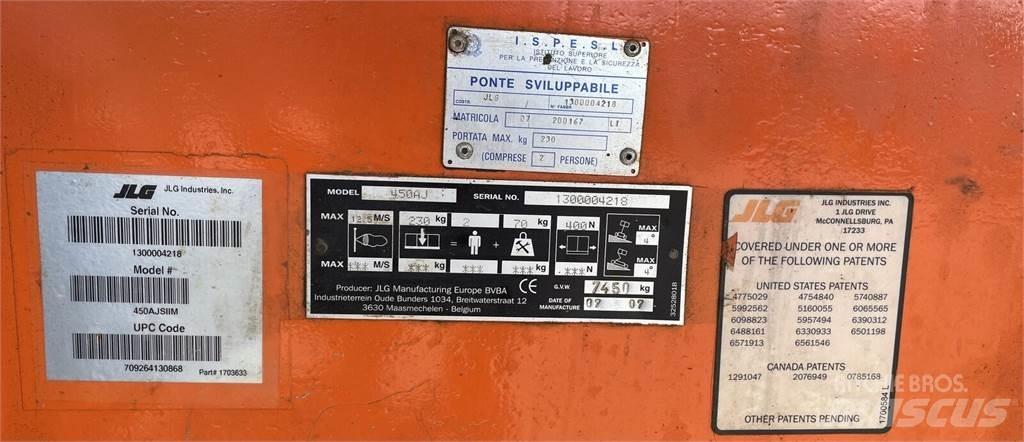 JLG  Alkūniniai keltuvai