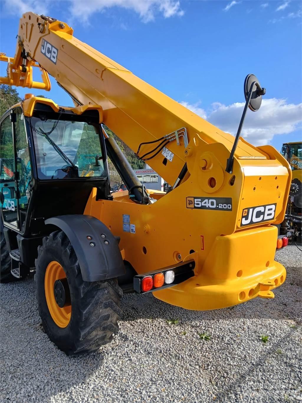 JCB 540-200 Šakiniai krautuvai su prailgintu keltuvu