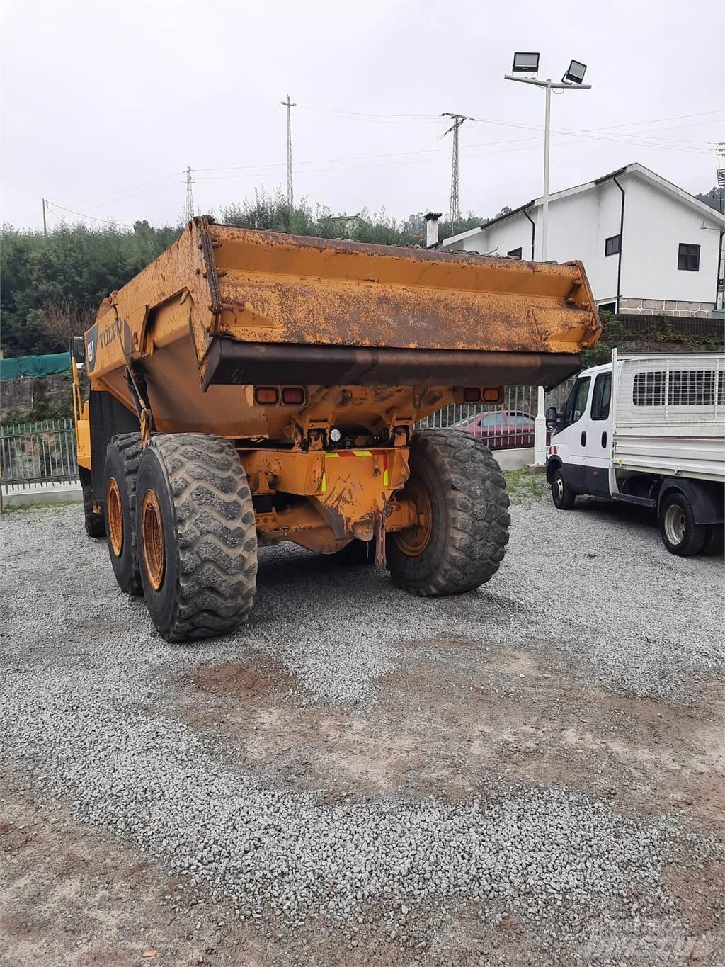 Volvo A25D Statybiniai savivarčiai sunkvežimiai