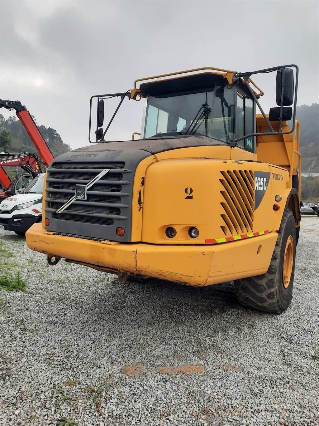 Volvo A25D Statybiniai savivarčiai sunkvežimiai
