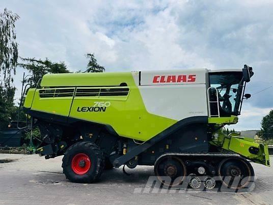 CLAAS LEXION 760 Derliaus nuėmimo kombainai