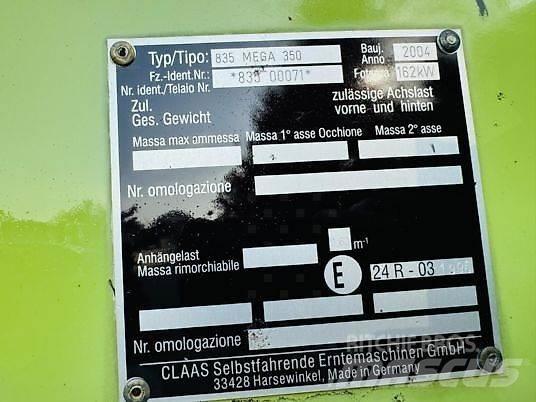 CLAAS MEGA 350 Derliaus nuėmimo kombainai