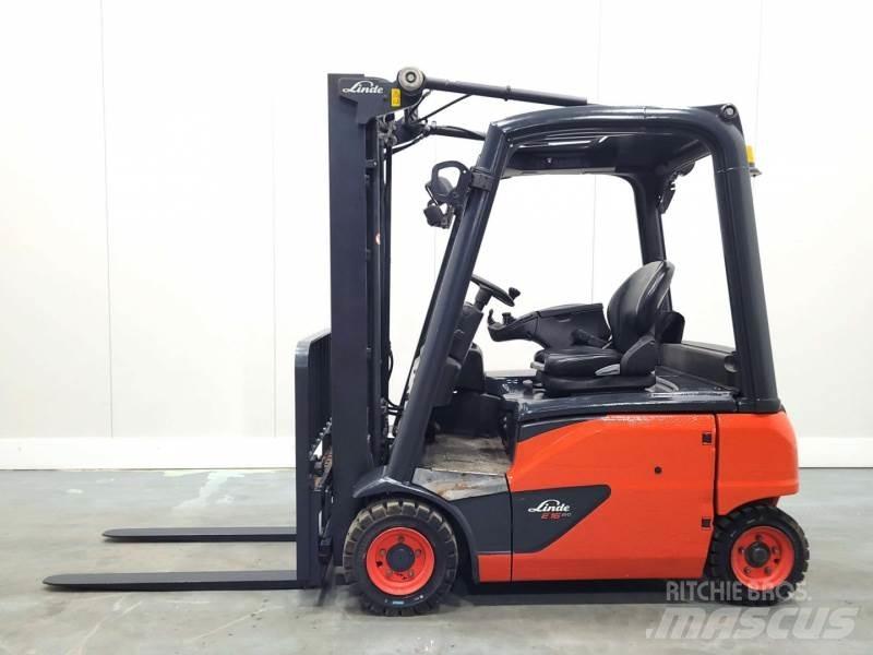 Linde E16P-02 386 Elektriniai šakiniai krautuvai