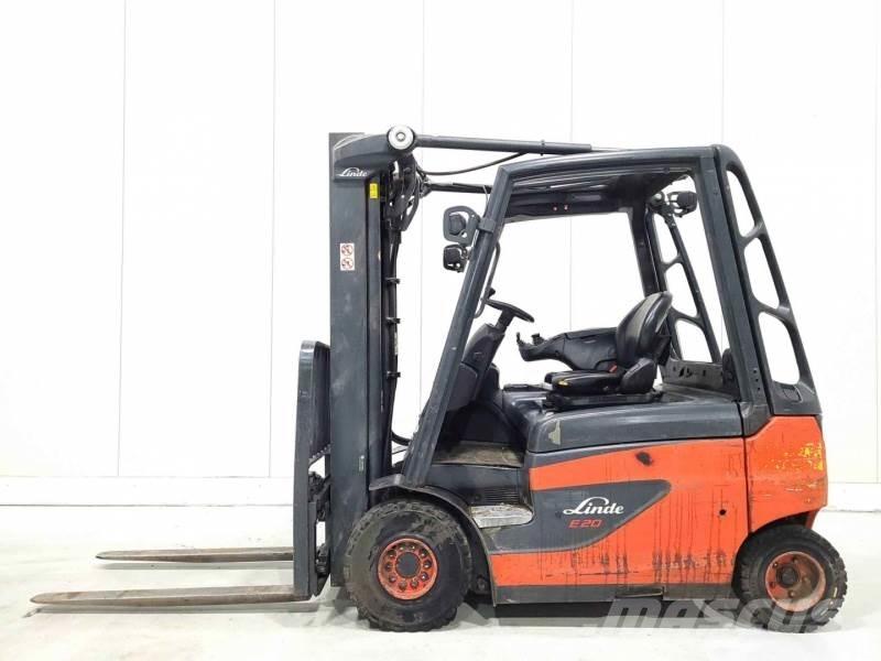 Linde E20-01 Elektriniai šakiniai krautuvai