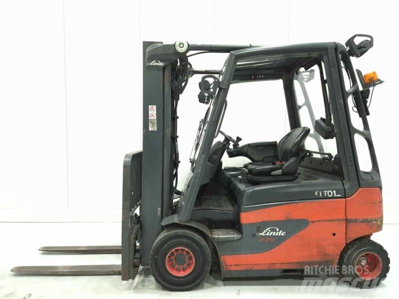 Linde E25-01 Elektriniai šakiniai krautuvai