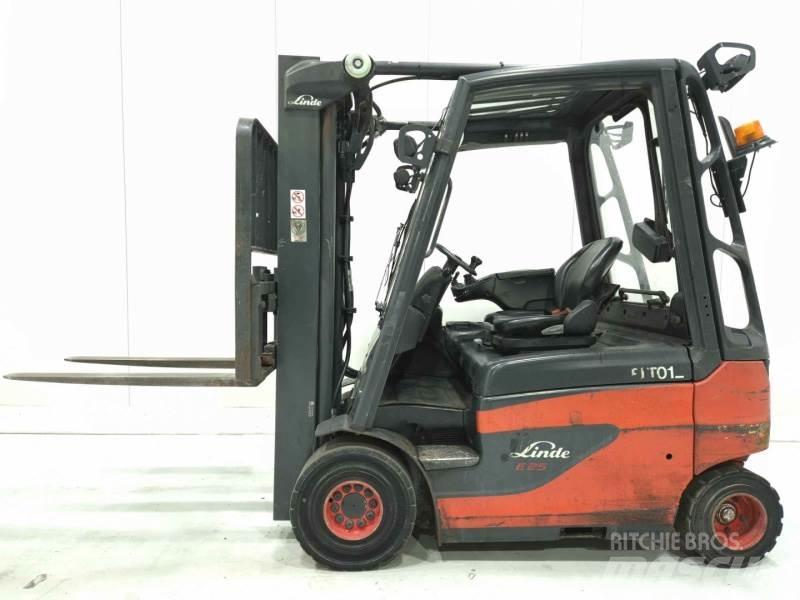 Linde E25-01 Elektriniai šakiniai krautuvai