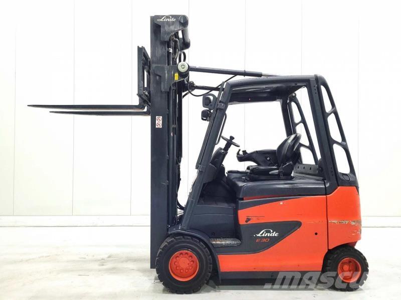 Linde E30 387 RENTAL Elektriniai šakiniai krautuvai