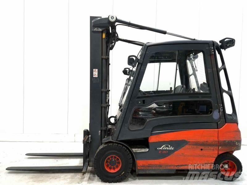 Linde E30L-01 Elektriniai šakiniai krautuvai
