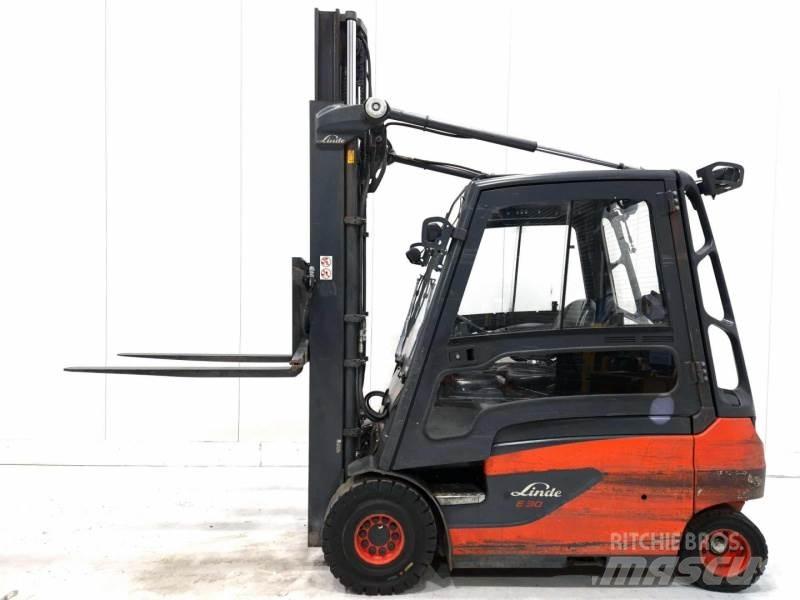 Linde E30L-01 Elektriniai šakiniai krautuvai
