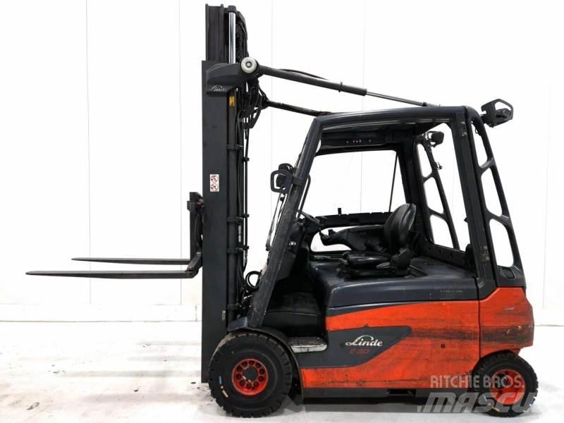 Linde E30L-01 Elektriniai šakiniai krautuvai