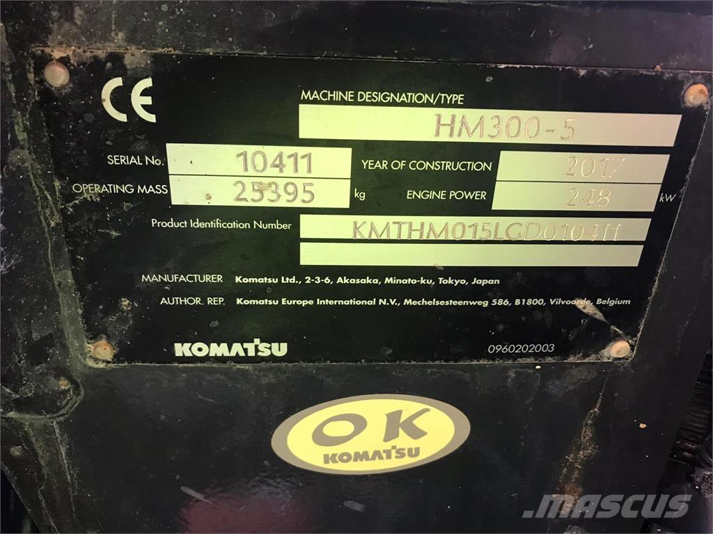 Komatsu HM300-5 Karjeriniai savivarčiai