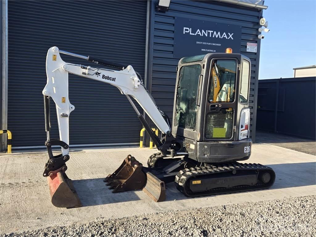 Bobcat E26 Mini ekskavatoriai < 7 t