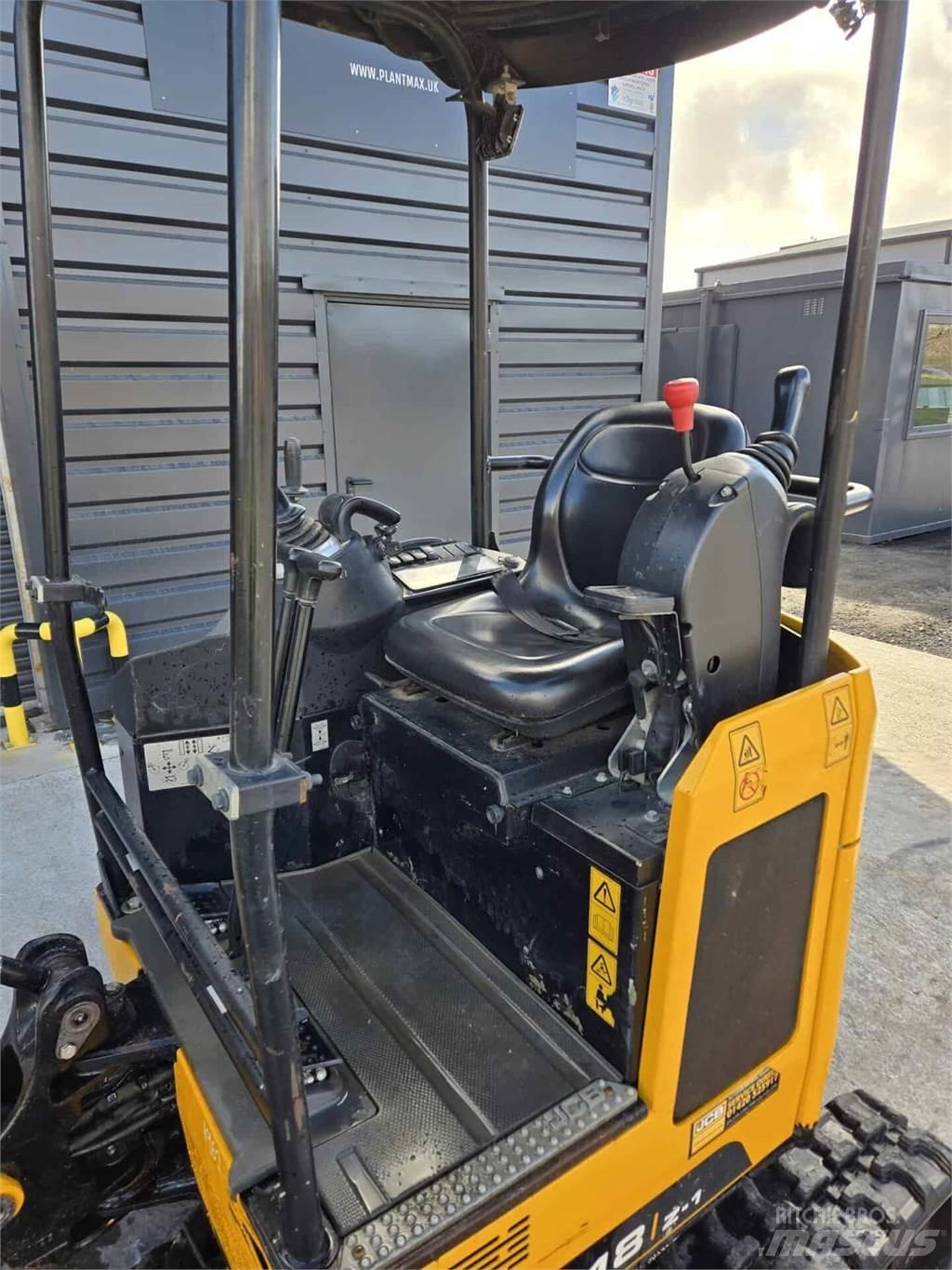 JCB 18Z Mini ekskavatoriai < 7 t