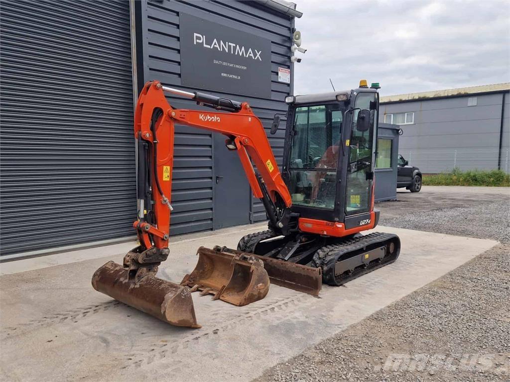 Kubota U27 Mini ekskavatoriai < 7 t
