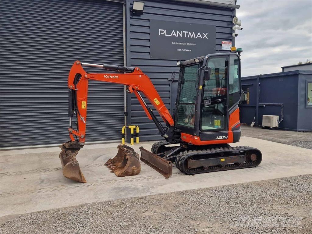 Kubota U27 Mini ekskavatoriai < 7 t