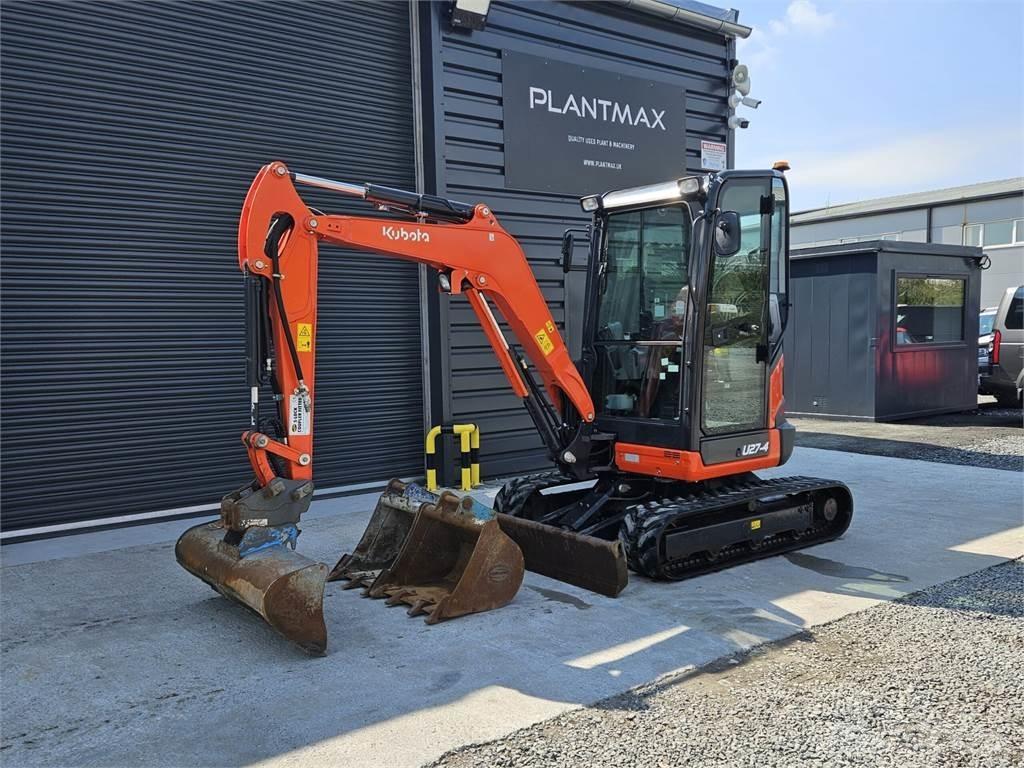 Kubota U27-4 Mini ekskavatoriai < 7 t