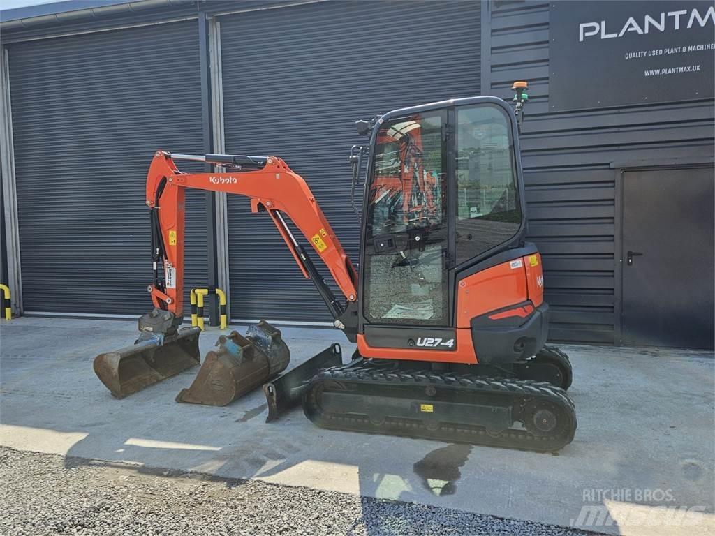 Kubota U27-4 Mini ekskavatoriai < 7 t