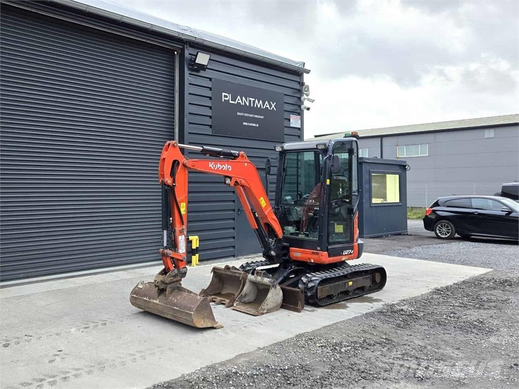 Kubota U27-4 Mini ekskavatoriai < 7 t