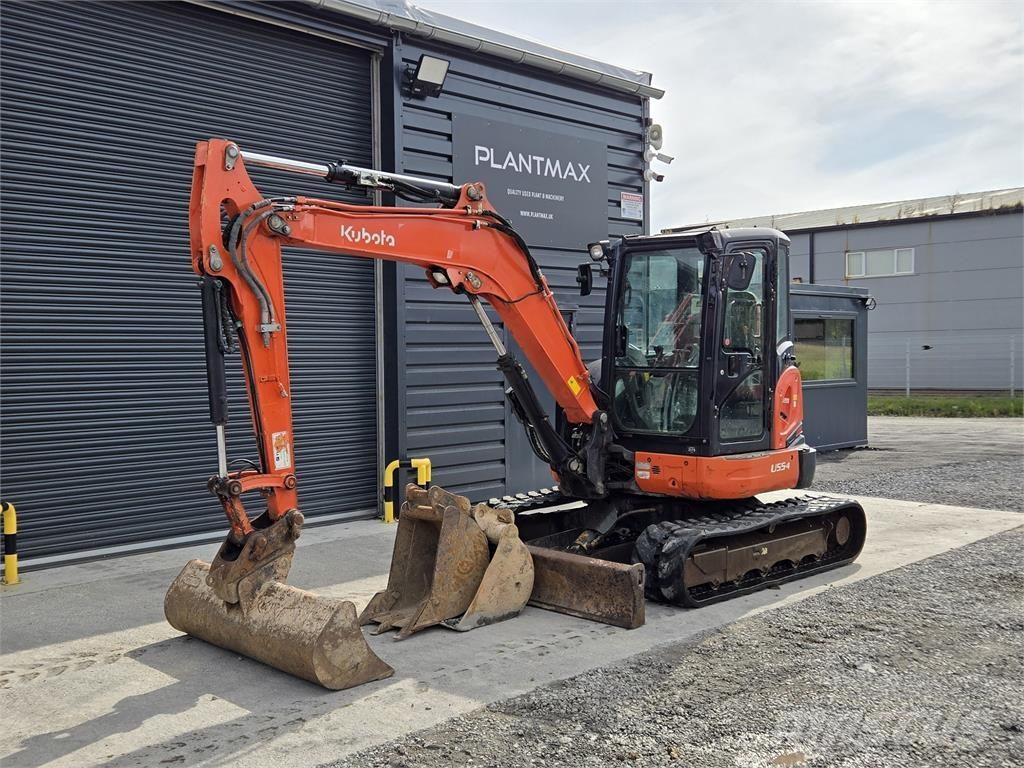 Kubota U55-4 Vidutinės galios ekskavatoriai 7-12 t