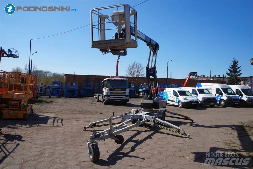 Omme 1550 EBZX Ant priekabų montuojamos kėlimo platformos