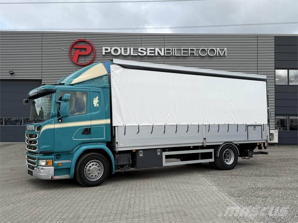 Scania G320 4x2 Priekabos su tentu