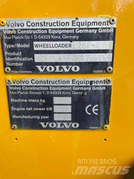Volvo L 25 F Naudoti ratiniai krautuvai