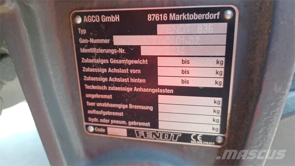 Fendt 828 SCR Traktoriai