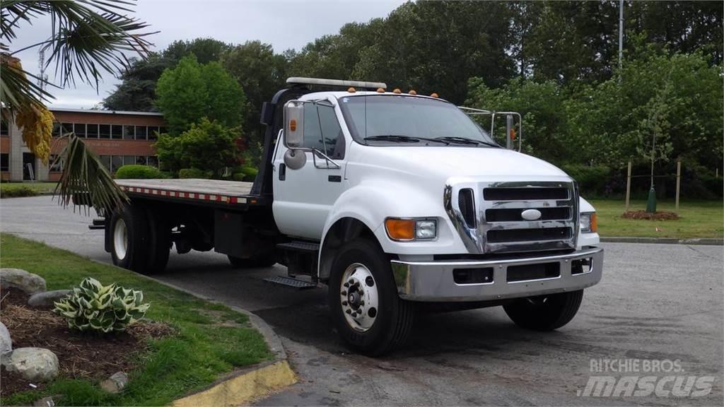 Ford F-750 Platformos/ Pakrovimas iš šono