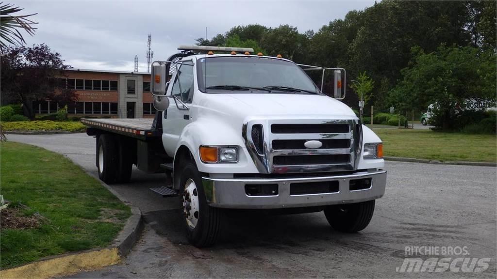 Ford F-750 Platformos/ Pakrovimas iš šono